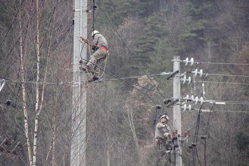 陜西地電留壩供電分公司：實施農(nóng)石線、索道線分網(wǎng)改造