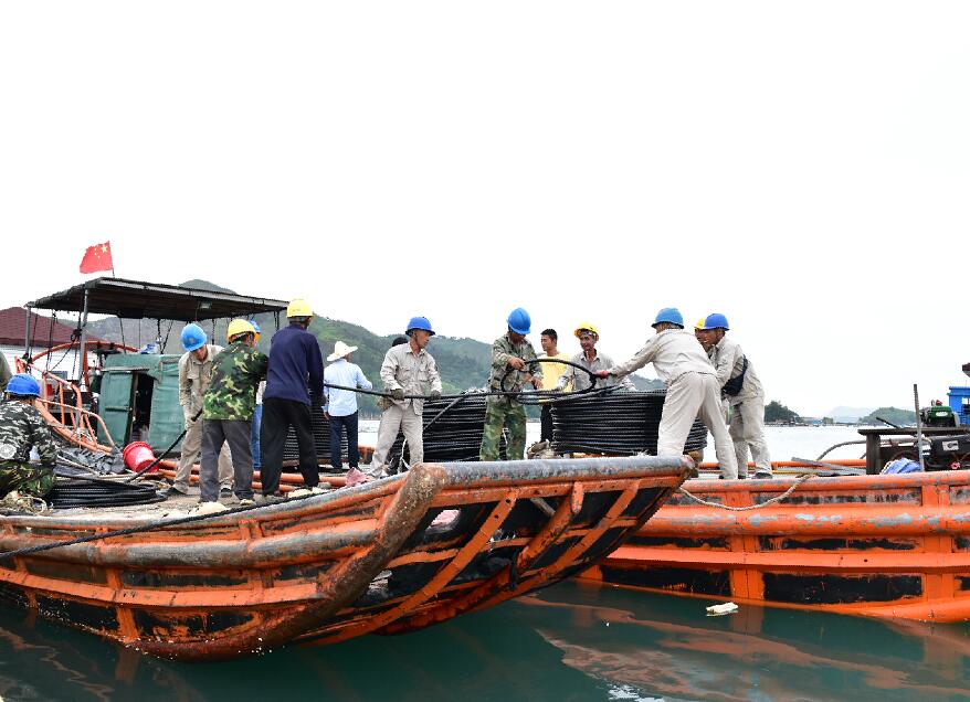 國網霞浦供電公司：鋪設海底電纜 服務海上漁排