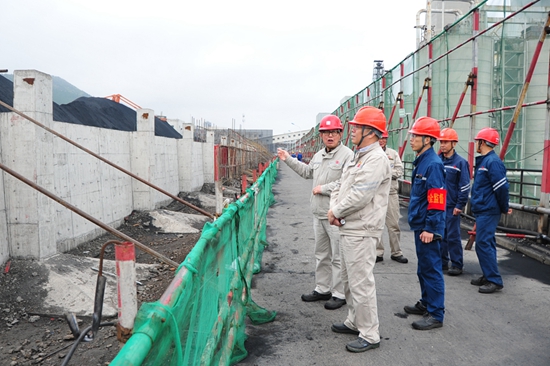 大唐淮北發(fā)電廠加強督導煤場重大技改項目