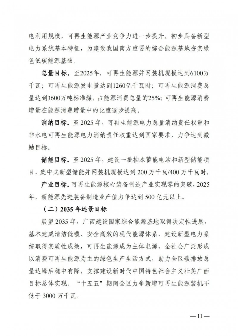 廣西“十四五”規(guī)劃：大力發(fā)展光伏發(fā)電，到2025年新增光伏裝機(jī)15GW！