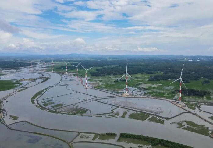 國(guó)家電投投資承建的孟加拉國(guó)首個(gè)集中式風(fēng)電項(xiàng)目并網(wǎng)發(fā)電